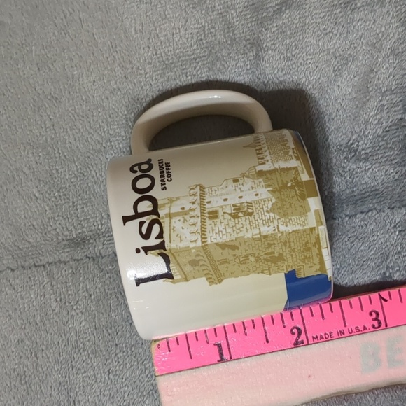 Starbucks Paris, France and Lisboa Demitasse   3 lot expresso Mugs 3oz. - Picture 11 of 11